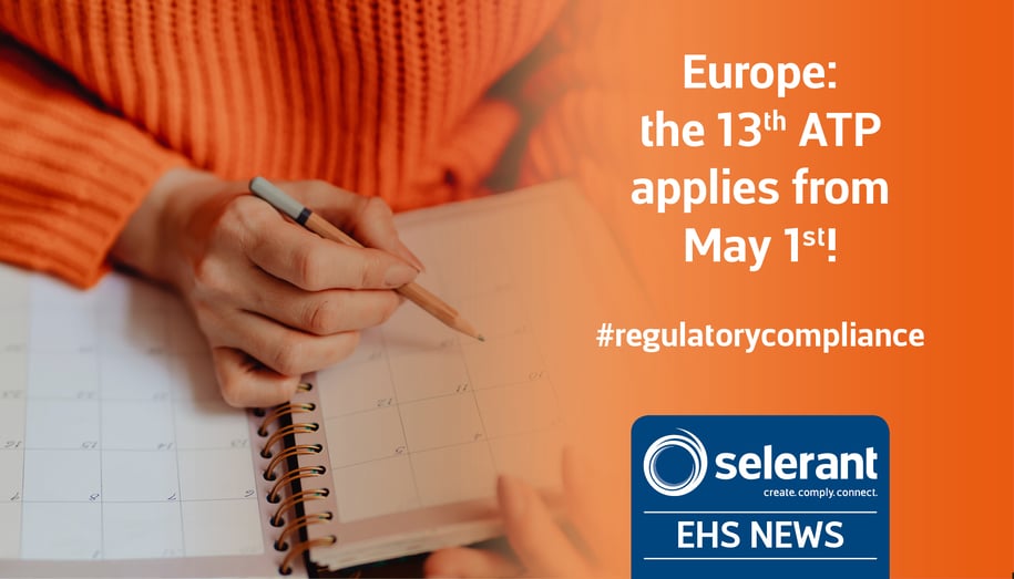 Europe: the 13th ATP applies from May 1st!