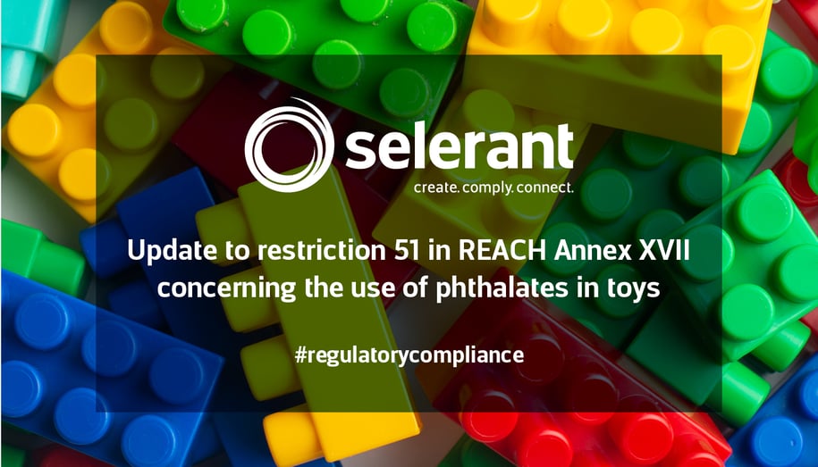 Update to restriction 51 in REACH Annex XVII concerning the use of phthalates in toys 