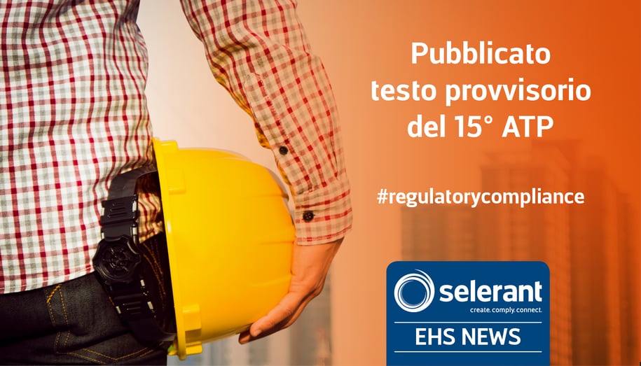 Pubblicato testo provvisorio del 15° ATP