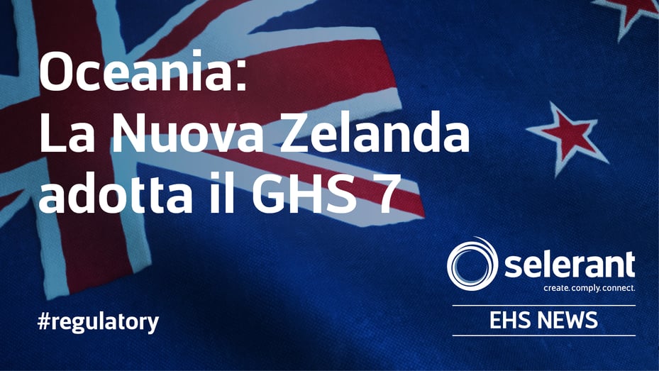 Oceania: La Nuova Zelanda adotta il GHS 7